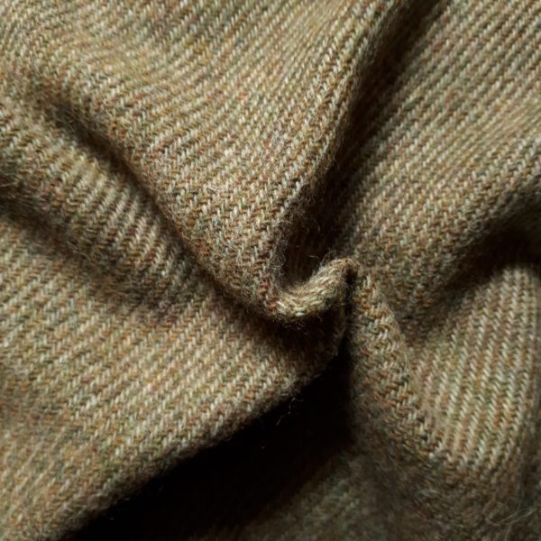 Diagonal twill wool green