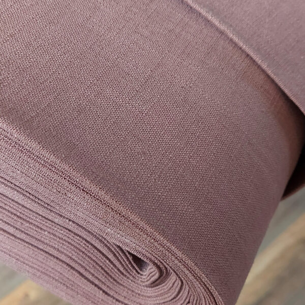 Plainweave linen dusty purple