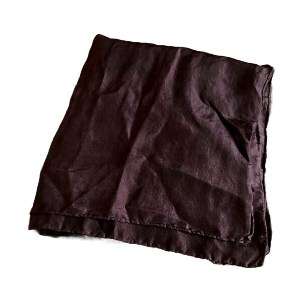 Shawl silk brown purple 45x180