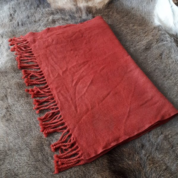 Throw / blanket red
