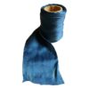 Crêpe satin ribbon blue