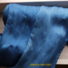 Crêpe satin ribbon blue