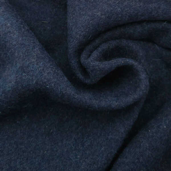 Diagonal twill wool blue&dark blue