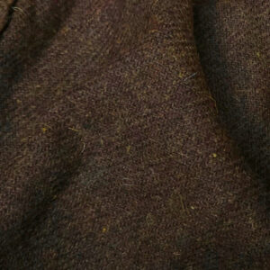 Diagonal twill wool chocolate brown