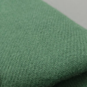 Diagonal twill wool emerald green