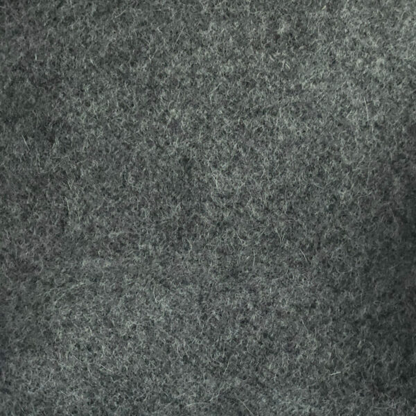 Diagonal twill wool felted grey