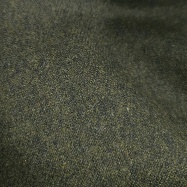 Diagonal twill wool khaki green