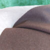 Diagonal twill wool natural brown