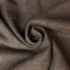 Diagonal twill wool natural brown