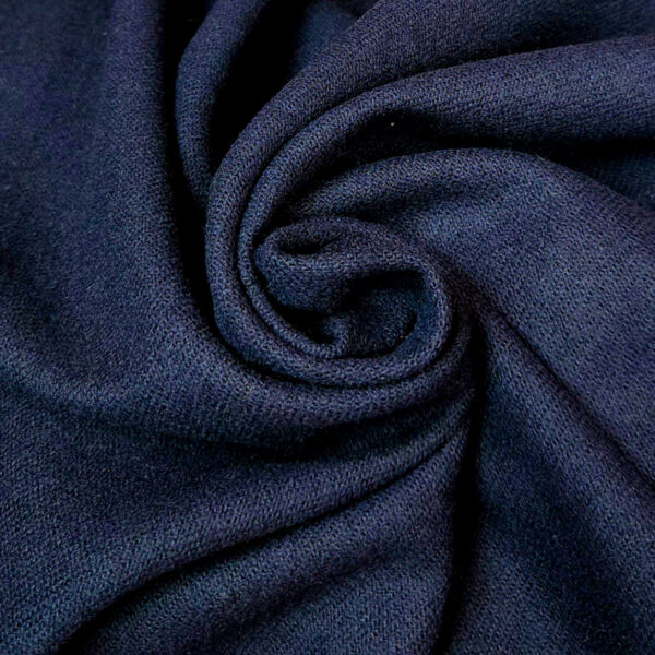 Diagonal twill wool navy blue