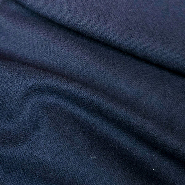 Diagonal twill wool navy blue