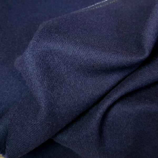 Diagonal twill wool navy blue