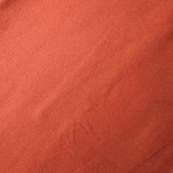 Diagonal twill wool rusty red