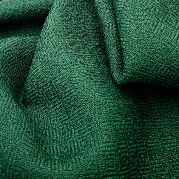 Diamond twill wool dark green