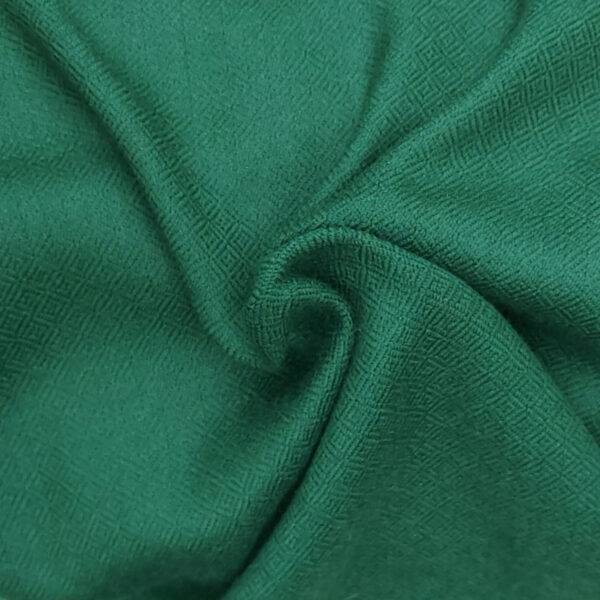 Diamond twill wool green