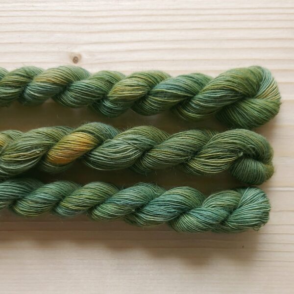 Extra fine yarn wool vivid green