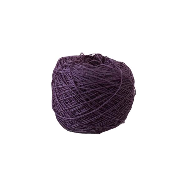 Fine yarn dark purple