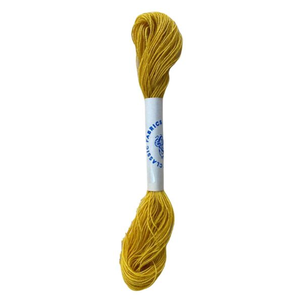 Fine yarn wool-20/4 dark-summer-yellow 50m