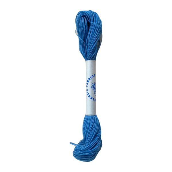 Fine yarn wool small-hank light-blue
