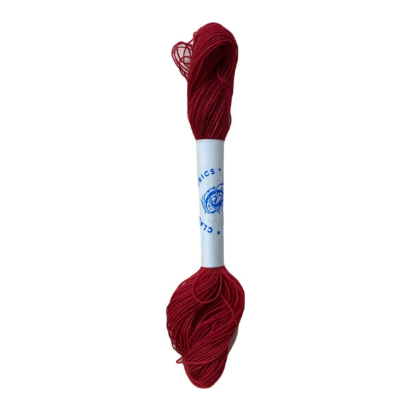 Fine yarn wool-20/4 red 50m