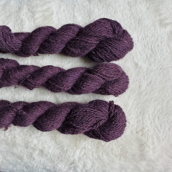 Fine yarn wool-10/2 purple 100m