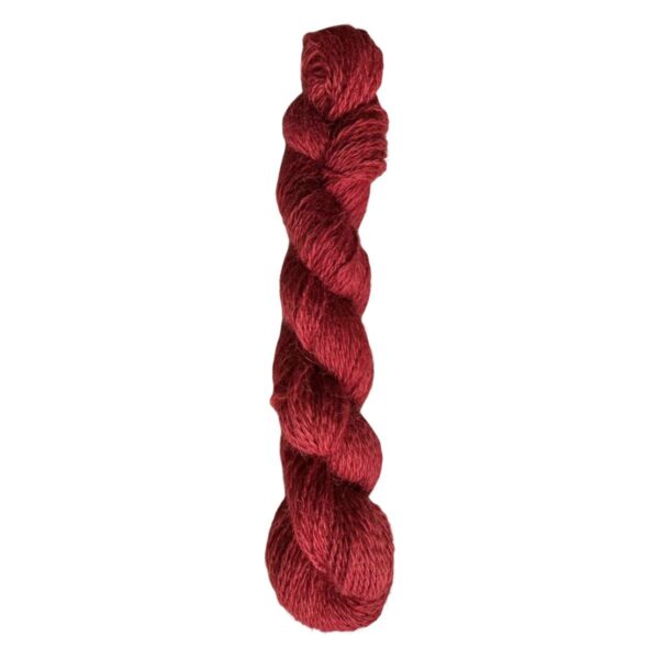 Fine yarn wool-10/2 red 100m