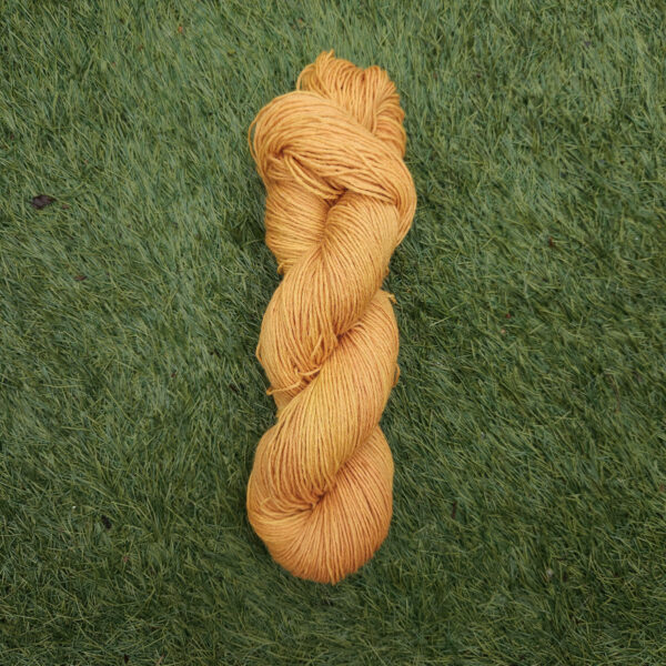 Fine yarn wool 20/6 orange-yellow-melange