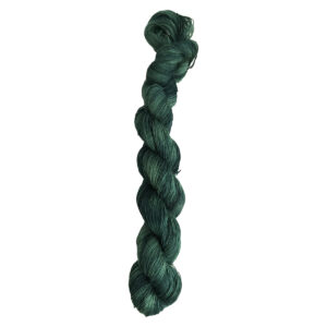 Fine yarn wool-40/2 dark-green-melange 200m
