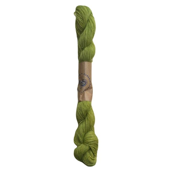 Fine yarn wool big-hank spring-green