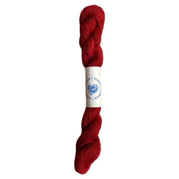 Fine yarn wool big-hank red