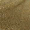 Handwoven blanket/mantle diamond-twill wool yellow