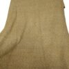 Handwoven blanket/mantle diamond-twill wool yellow