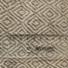 Handwoven blanket/mantle diamond twill natural-white&grey