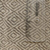 Handwoven blanket/mantle diamond twill natural-white&grey