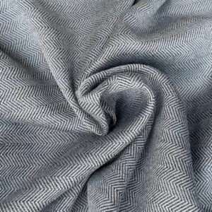 Herringbone twill wool lila grey&anthracite