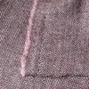 Herringbone twill wool pink&black