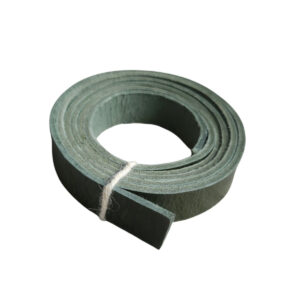 Leather strap green 3.3mm