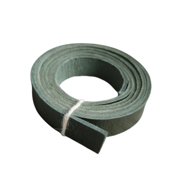 Leather strap green 3.3mm