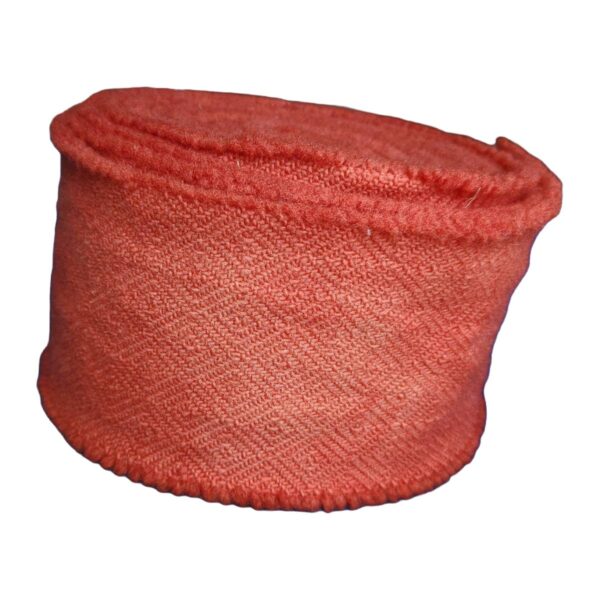 Leg wrap diamond twill salmon-red