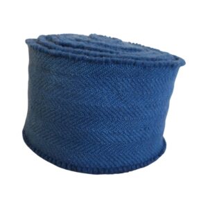 Leg wrap herringbone twill blue