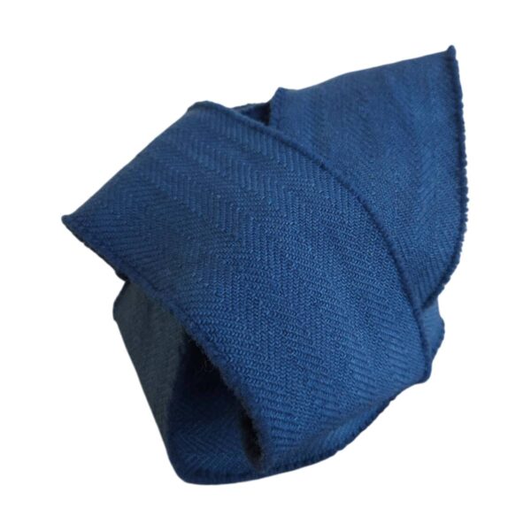 Leg wrap herringbone twill blue