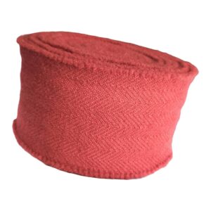 Leg wrap herringbone twill dark pink-red-2