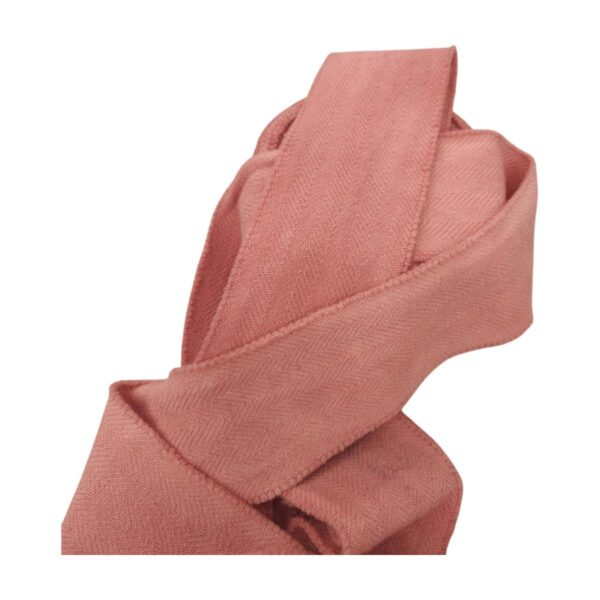 Leg wrap herringbone twill salmon-pink