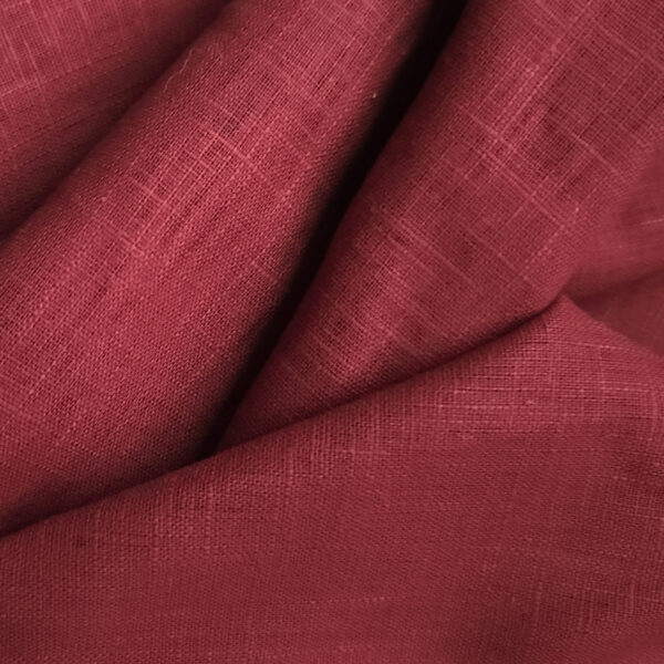 Linen dark red 240g