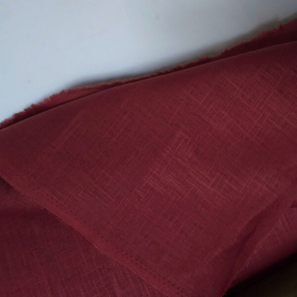 Linen dark red 240g