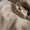 Linen diamond twill brown&white
