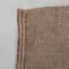 Linen diamond twill brown&white
