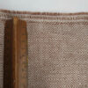 Linen diamond twill brown&white
