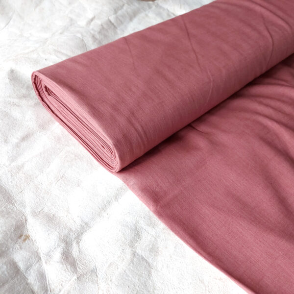 Plainweave linen antique pink