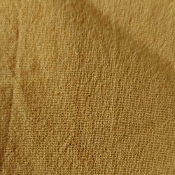Plainweave cotton ochre yellow